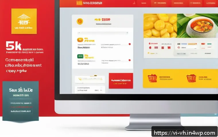 다크패턴의 역사적 배경 - A detailed digital illustration of a deceptive website interface designed to trick Vietnamese users:...