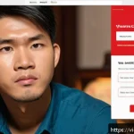 Home 18 사용자 인터페이스에서 다크패턴 발견하기 - A modern digital user interface scene showing a deceptive subscription cancellation process on a Vie...